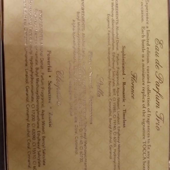 Tocca Fragrances Trio. - Picture 2 of 2